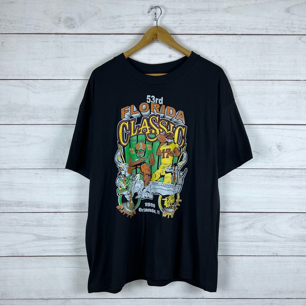 Vintage 1999 Florida A&M Rattlers Florida Classic Football T-Shirt fits XL